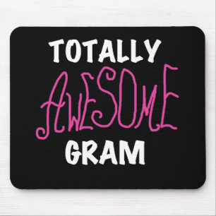 Totally Awesome Gram Pink Tshirts and Gifts Mouse Mat