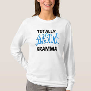 Totally Awesome Gramma Blue Tshirts Gifts