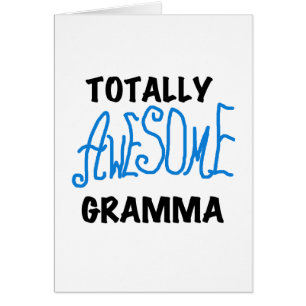 Totally Awesome Gramma Blue Tshirts Gifts