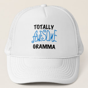 Totally Awesome Gramma Blue Tshirts Gifts Trucker Hat