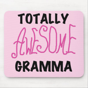 Totally Awesome Gramma Pink Tshirts Gifts Mouse Mat