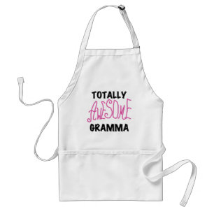 Totally Awesome Gramma Pink Tshirts Gifts Standard Apron