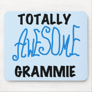 Totally Awesome Grammie Blue T-shirts Gifts Mouse Mat