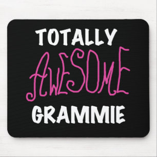 Totally Awesome Grammie Pink T-shirts Gifts Mouse Mat