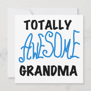 Totally Awesome Grandma - Blue Tshirts and Gifts