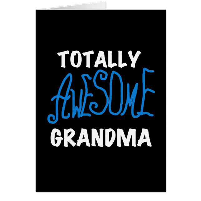 Totally Awesome Grandma Blue Tshirts and Gifts (Front)