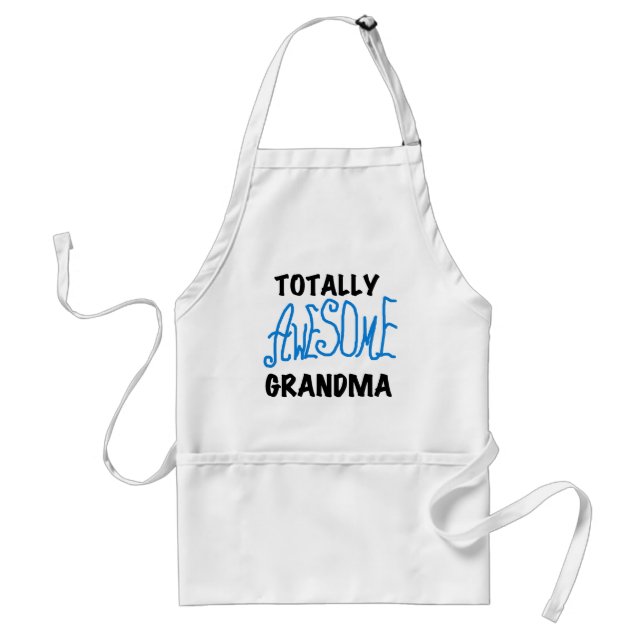 Totally Awesome Grandma - Blue Tshirts and Gifts Standard Apron (Front)