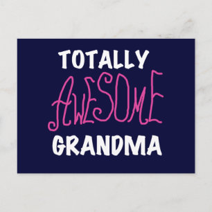 Totally Awesome Grandma Pink T-shirts and Gifts Postcard