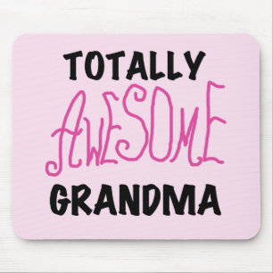 Totally Awesome Grandma - Pink Tshirts and Gifts Mouse Mat