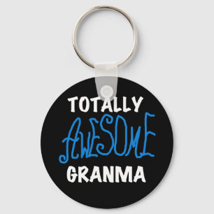 Totally Awesome Granma Blue T-shirts and Gifts Key Ring