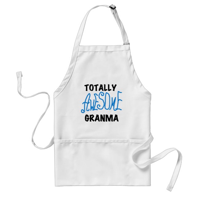 Totally Awesome Granma Blue Tshirts Gifts Standard Apron (Front)