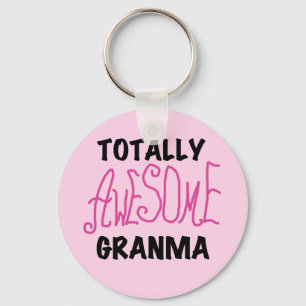 Totally Awesome Granma Pink Tshirts and Gifts Key Ring