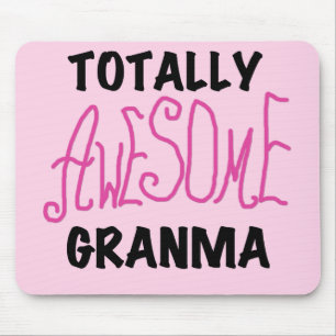 Totally Awesome Granma Pink Tshirts and Gifts Mouse Mat