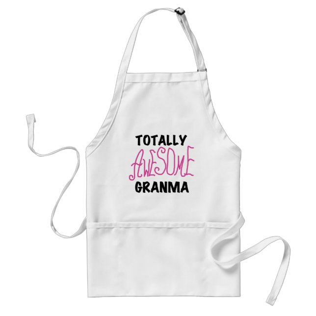 Totally Awesome Granma Pink Tshirts and Gifts Standard Apron (Front)