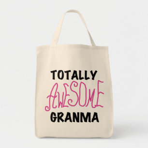 Totally Awesome Granma Pink Tshirts and Gifts Tote Bag