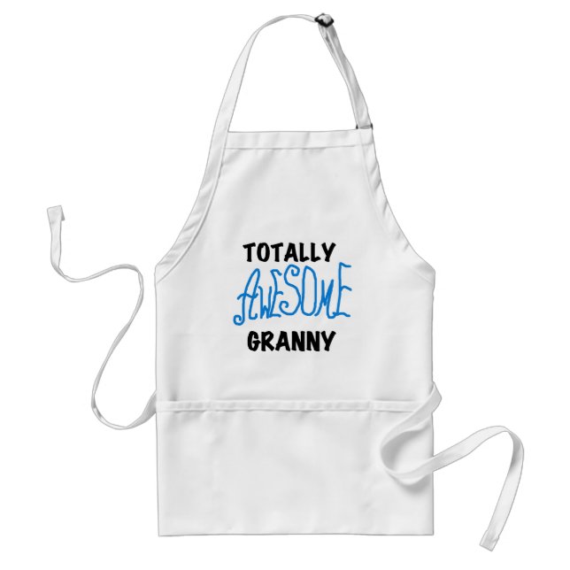 Totally Awesome Granny Blue Tshirts and Gifts Standard Apron (Front)