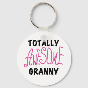 Totally Awesome Granny Pink Tshirts and GIfts Key Ring