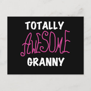 Totally Awesome Granny Pink Tshirts and GIfts Postcard