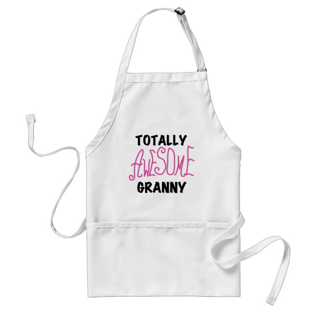 Totally Awesome Granny Pink Tshirts and GIfts Standard Apron (Front)