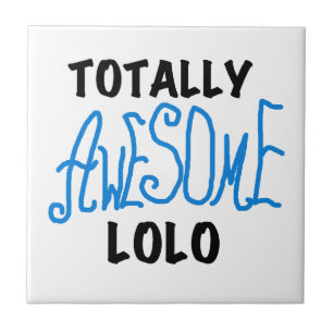 Totally Awesome Lolo Blue Gifts Tile