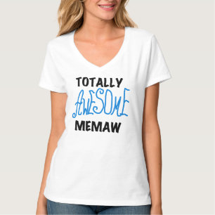 Totally Awesome Memaw Blue T-shirts and Gifts