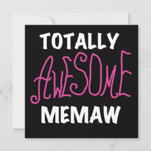 Totally Awesome Memaw Pink T-shirts and Gifts