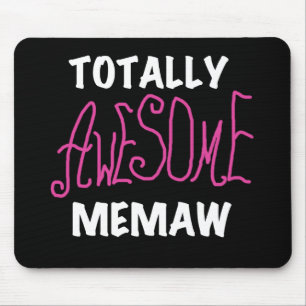 Totally Awesome Memaw Pink T-shirts and Gifts Mouse Mat
