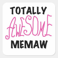 Totally Awesome Memaw Pink Tshirts and Gifts