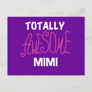 Totally Awesome Mimi Pink T-shirts and Gifts Postcard