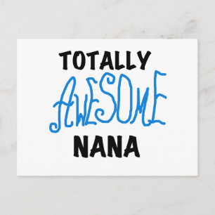 Totally Awesome Nana Blue T-shirts and Gifts Postcard