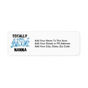 Totally Awesome Nanna Blue T-shirts and GIfts