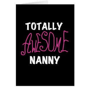 Totally Awesome Nanny Pink T-shirts and Gifts