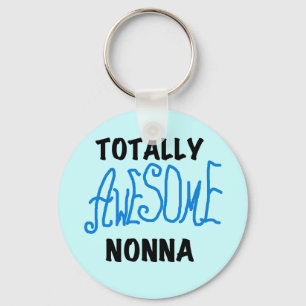 Totally Awesome Nonna Blue t-shirts and Gifts Key Ring