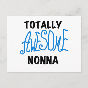 Totally Awesome Nonna Blue t-shirts and Gifts Postcard