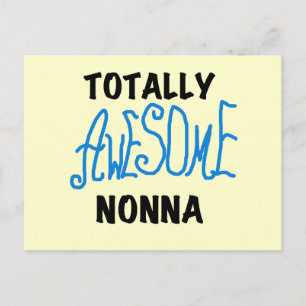 Totally Awesome Nonna Blue t-shirts and Gifts Postcard