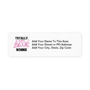 Totally Awesome Nonnie Pink Tshirts and Gifts