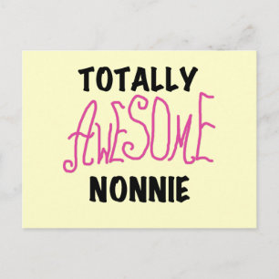 Totally Awesome Nonnie Pink Tshirts and Gifts Postcard