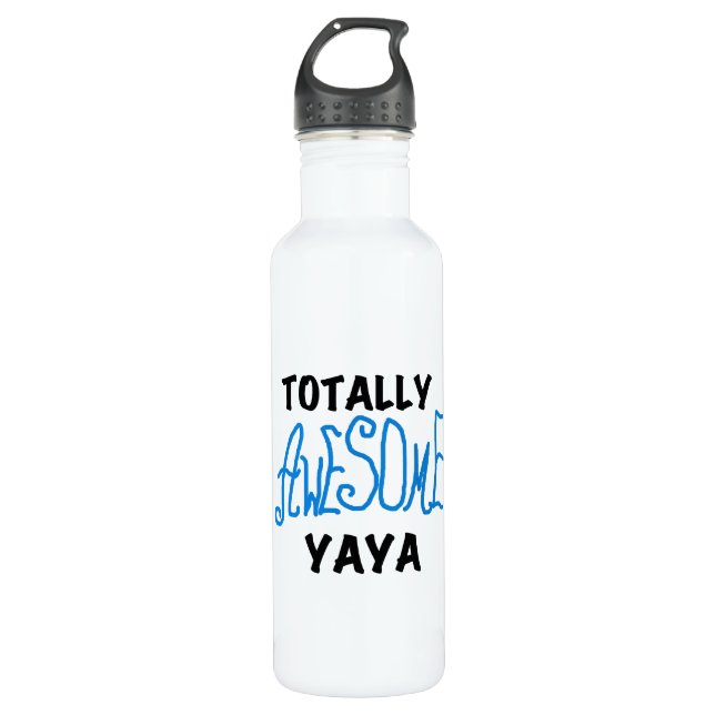 Totally Awesome Yaya T-shirts and 710 Ml Water Bottle (Front)