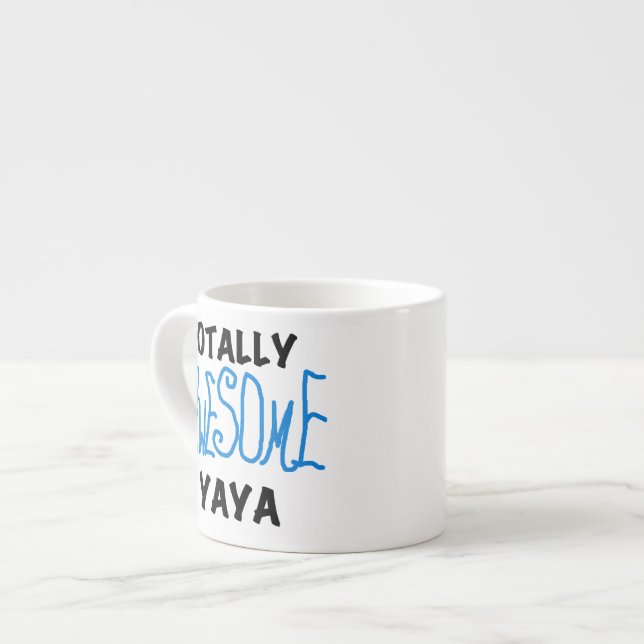Totally Awesome Yaya T-shirts and Gifts Espresso Cup (Front Left)