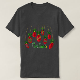 Totally Balls Deep Into Christmas Cheeky Design T-Shirt