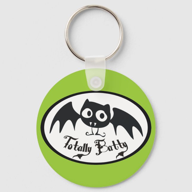 Totally Batty Key Ring (Front)