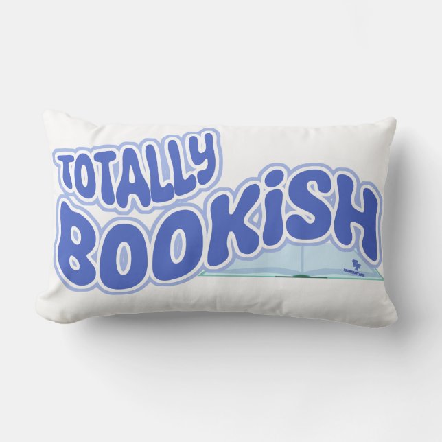 Totally Bookish Book Lover Epic Reading Life Lumbar Cushion (Front)