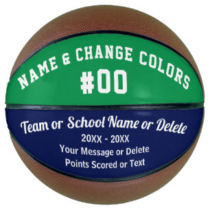 Totally Customisable Personalised Basketball Ball