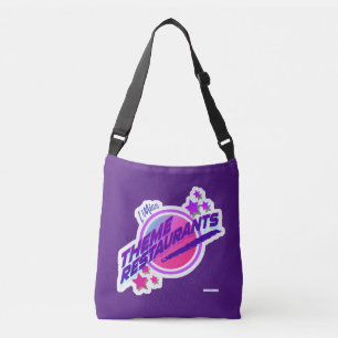 Totally Epic Themed Restaurant Nineties Logo  Crossbody Bag