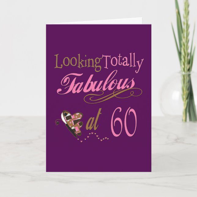 Totally Fabulous at 60 Card (Front)
