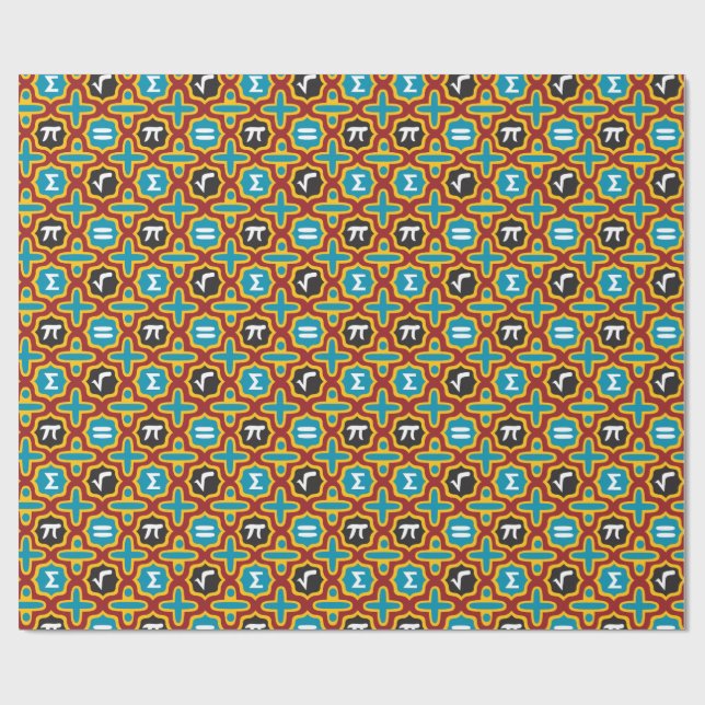 Totally Math Gift Wrap! Wrapping Paper (Flat)
