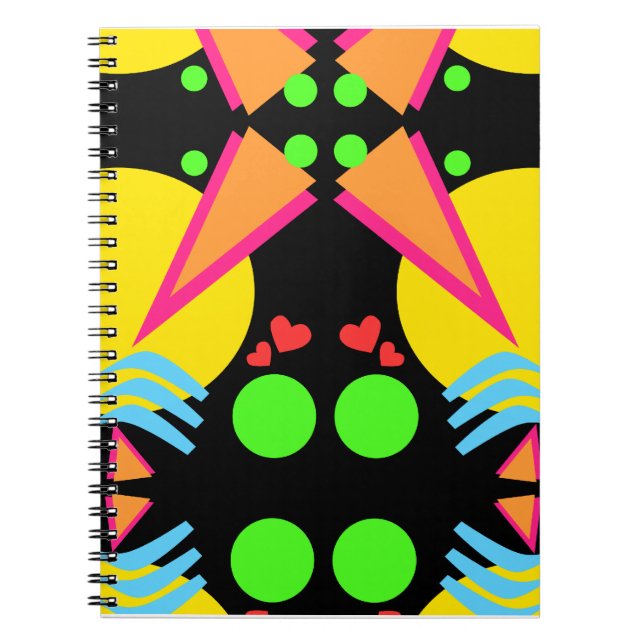Totally New Wave Eighties Notebook (Front)