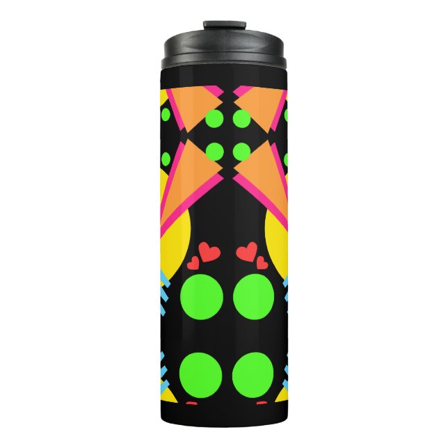 Totally New Wave Eighties Thermal Tumbler (Front)