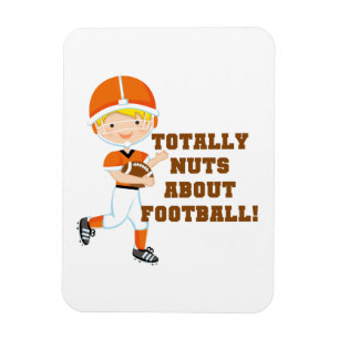 Totally Nuts About Football Magnet