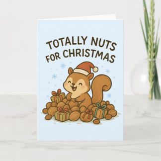 Totally Nuts - Cute Christmas Card